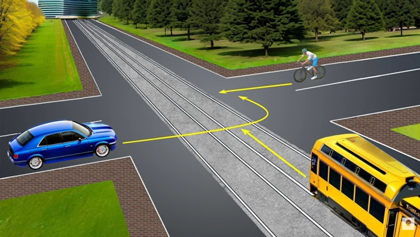 В якому порядку транспортні засоби проїдуть перехрестя: тест із ПДР