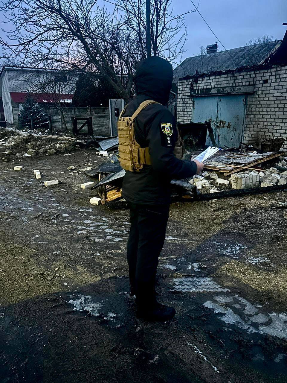 Последствия очередной российской атаки на область.