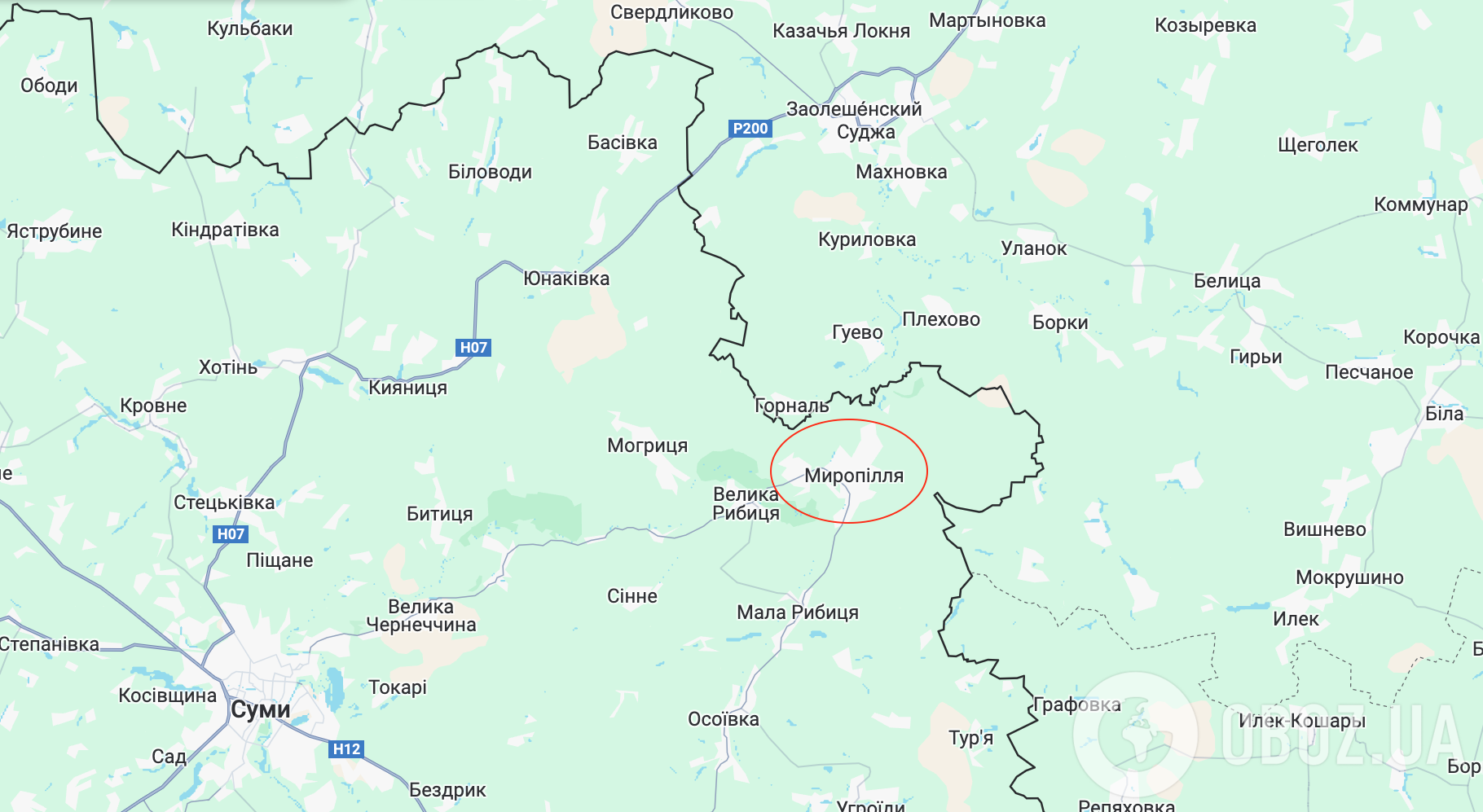Миропольская громада – обстрел Сумской области