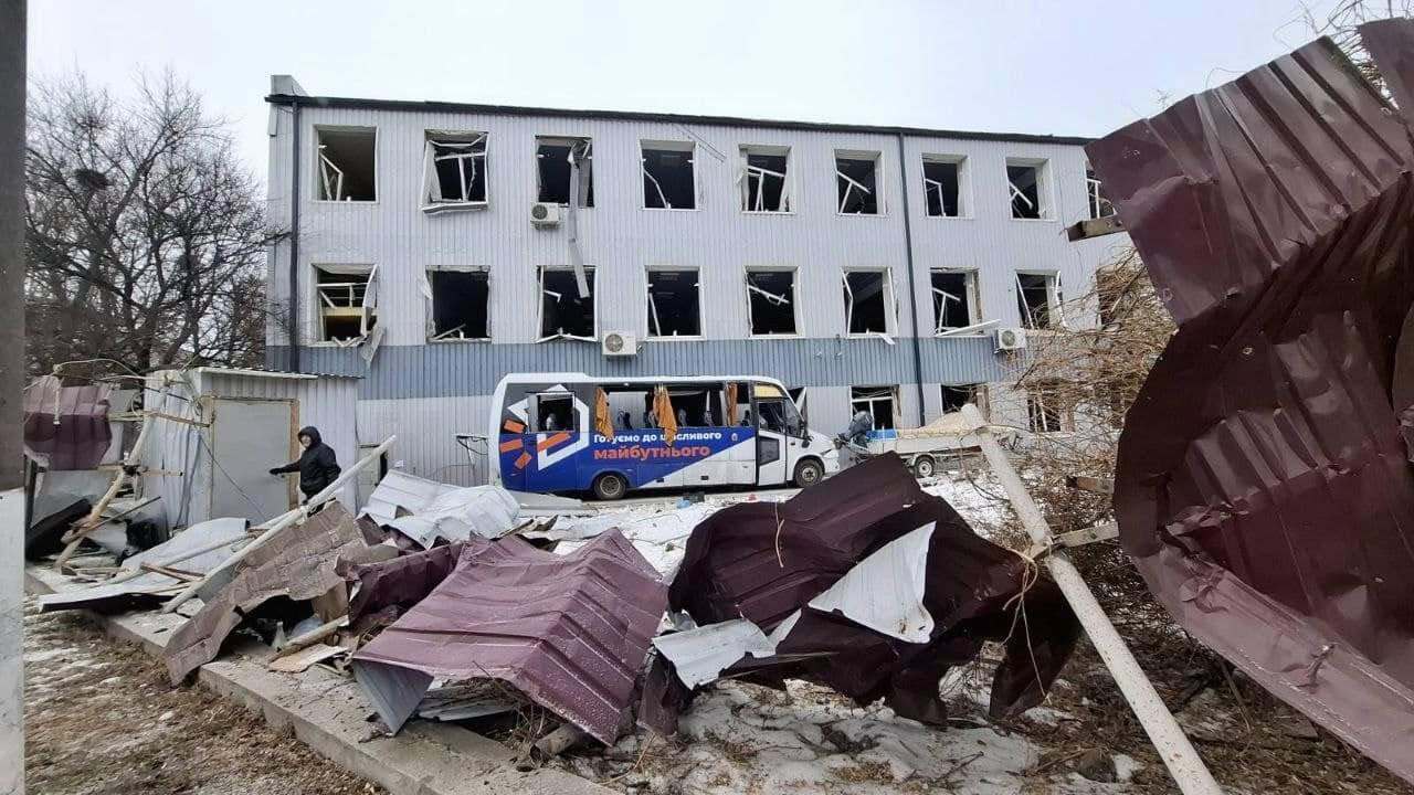 Типографія Тріада-Пак після чергового обстрілу дронами РФ