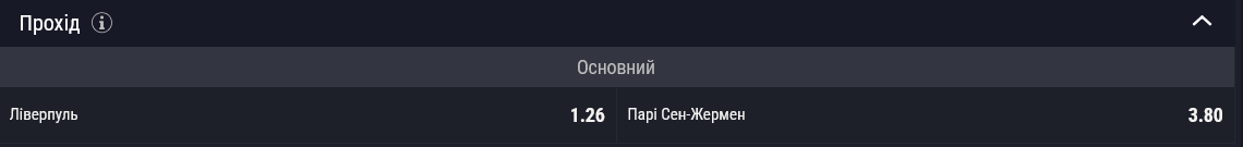 У "Ліверпуля" більше шансів вийти до 1/4 фіналу ЛЧ, ніж у ПСЖ