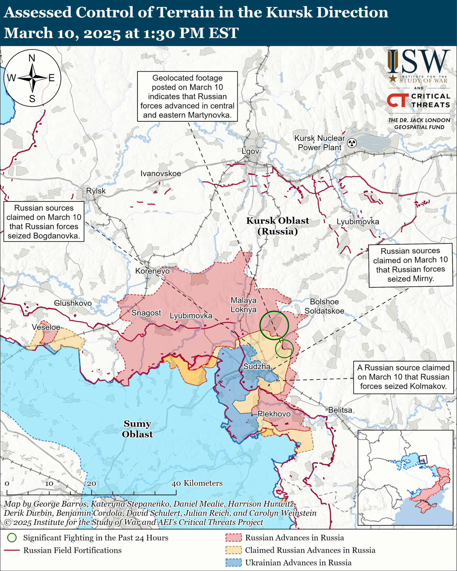 Російські війська готуються до атаки на Суджу на Курщині: в ISW оцінили ситуацію. Карта 