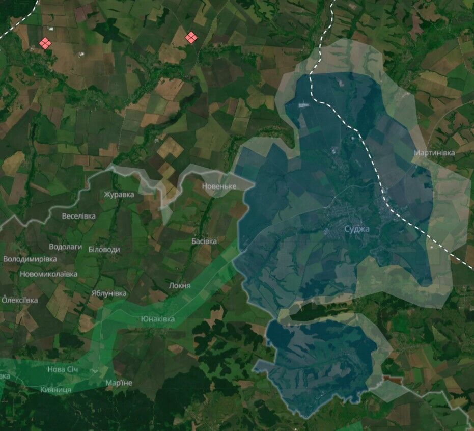 Російські війська готуються до атаки на Суджу на Курщині: в ISW оцінили ситуацію. Карта 
