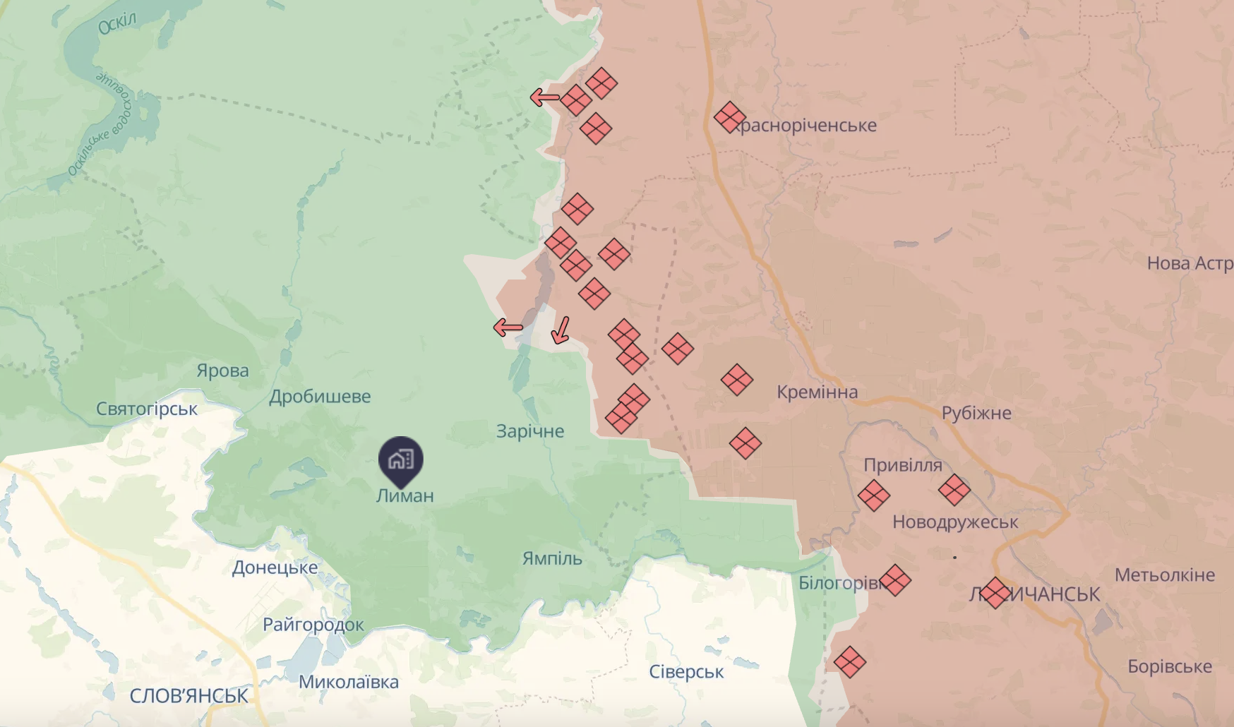 Не только КАБы: на Лиманском направлении россияне бьют по позициям ВСУ "Шахедами"