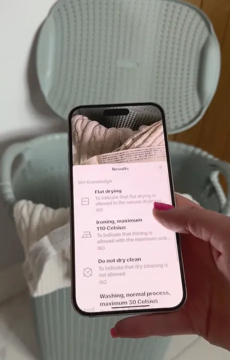 Как расшифровать этикетку по уходу за одеждой с помощью iPhone: простой трюк