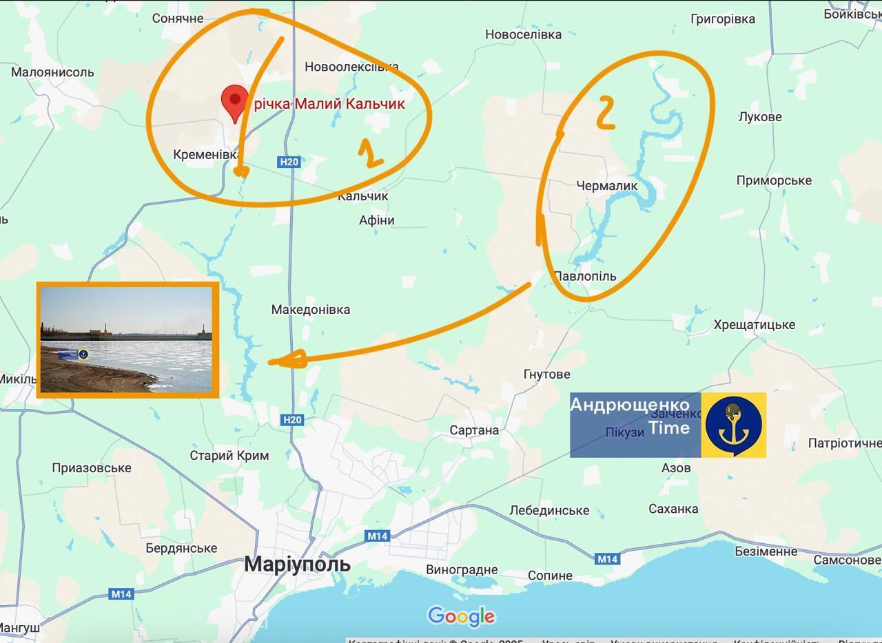 Продовжують екоцид: окупанти хочуть підірвати всі дамби уздовж річки Малий Кальчик для наповнення Старокримського водосховища