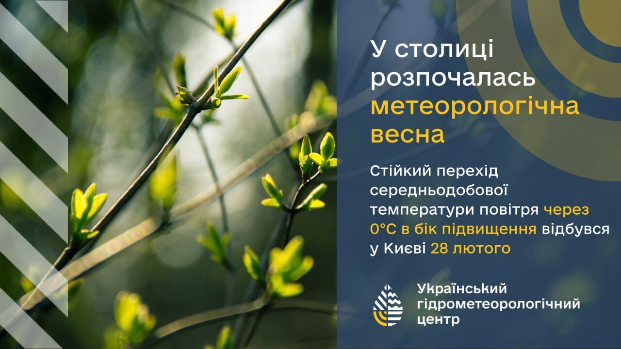 До Києва завітала метеорологічна весна: кліматологи розповіли подробиці
