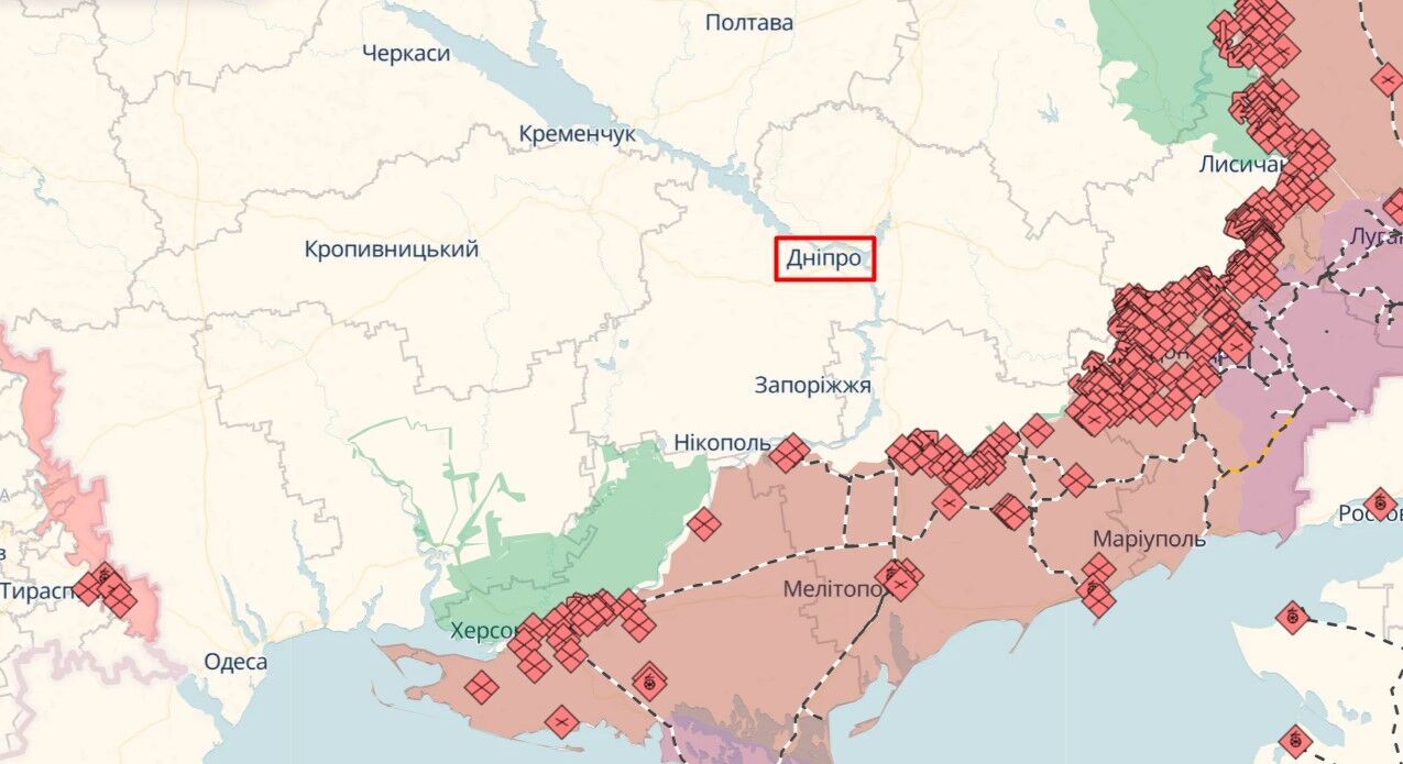 Россия ударила по Днепру баллистикой, погиб человек, есть разрушения и пострадавшие. Фото