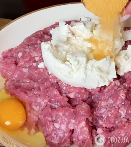 Фарш для котлет із сиром та маслом