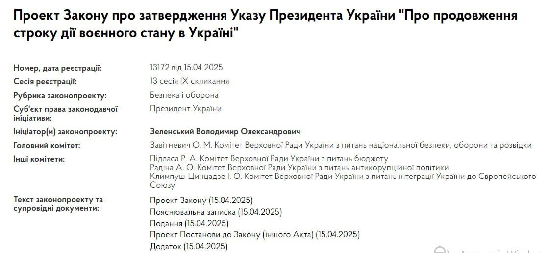 Военное положение в Украине.