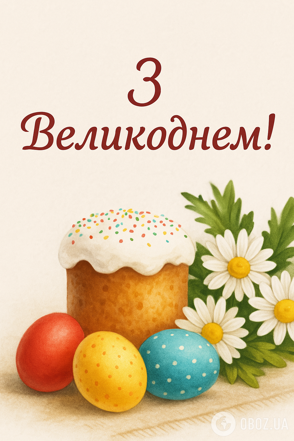 З Великоднем-2025: картинки, привітання, листівки, теплі побажання зі святом сьогодні