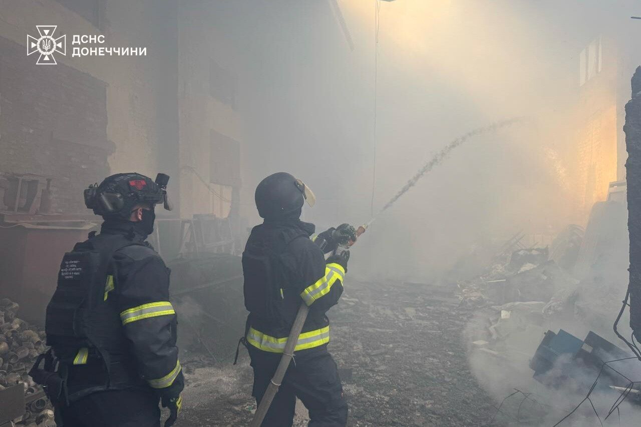 Окупанти атакували промислову зону Слов’янська: постраждала людина. Фото