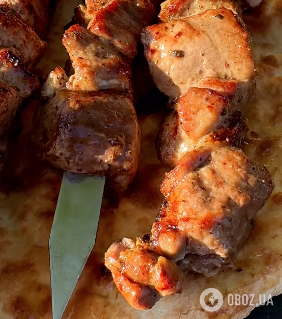 Готовый шашлык