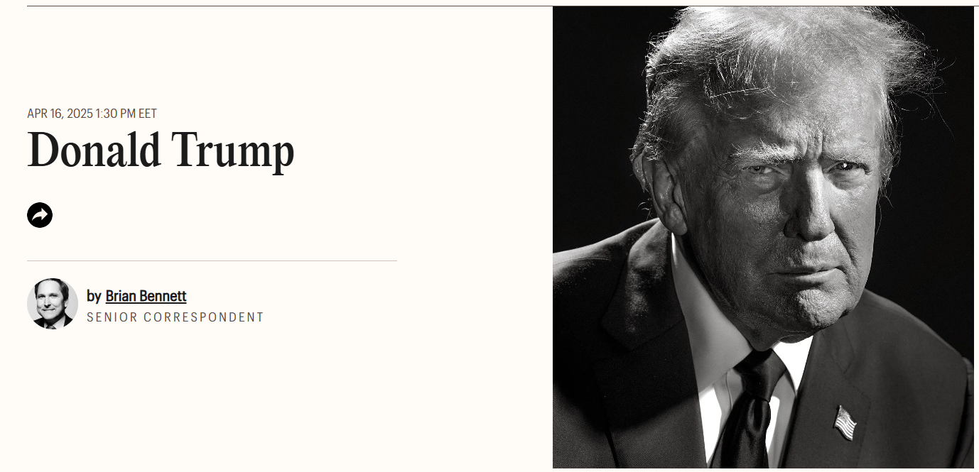 TIME назвав 100 найвпливовіших людей світу: що не так із фото Трампа та чи є в списку українці 