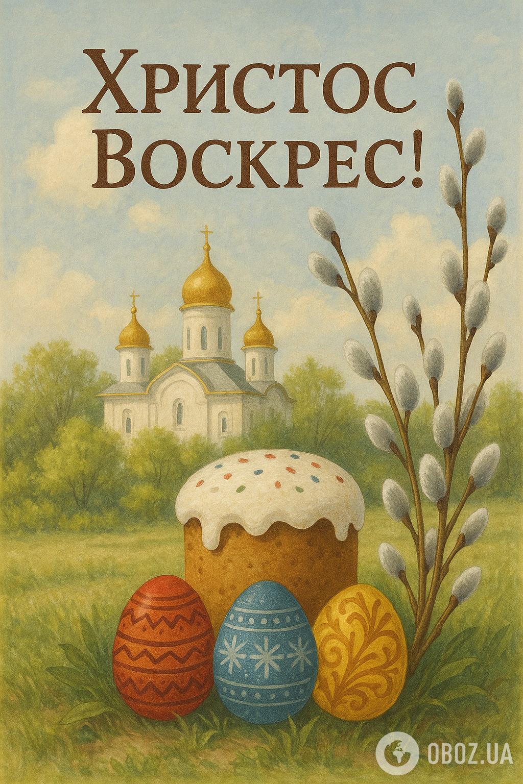 Картинки з Великоднем-2025: привітання, листівки, гарні побажання українською