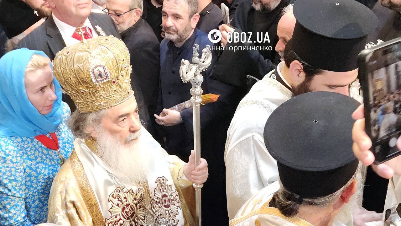 В Иерусалиме сошел Благодатный огонь. Фоторепортаж из храма Гроба Господня