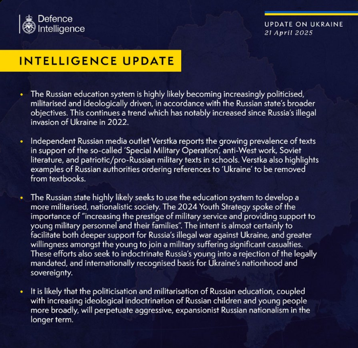 Розвідка Британії пояснила, чому Росія зробила ставку на мілітаризацію молоді 