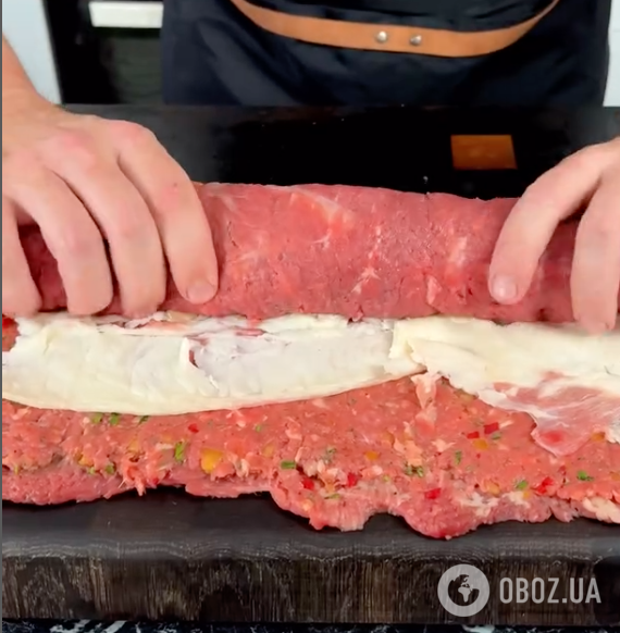 Мясной рулет