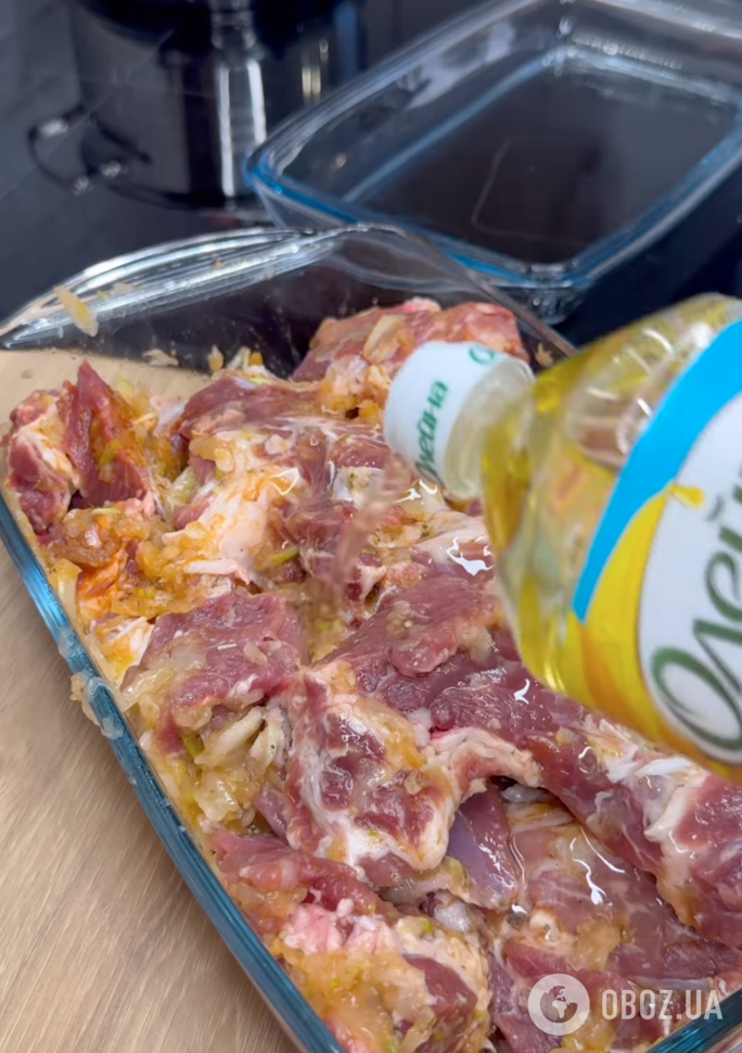 Скільки маринувати м'ясо