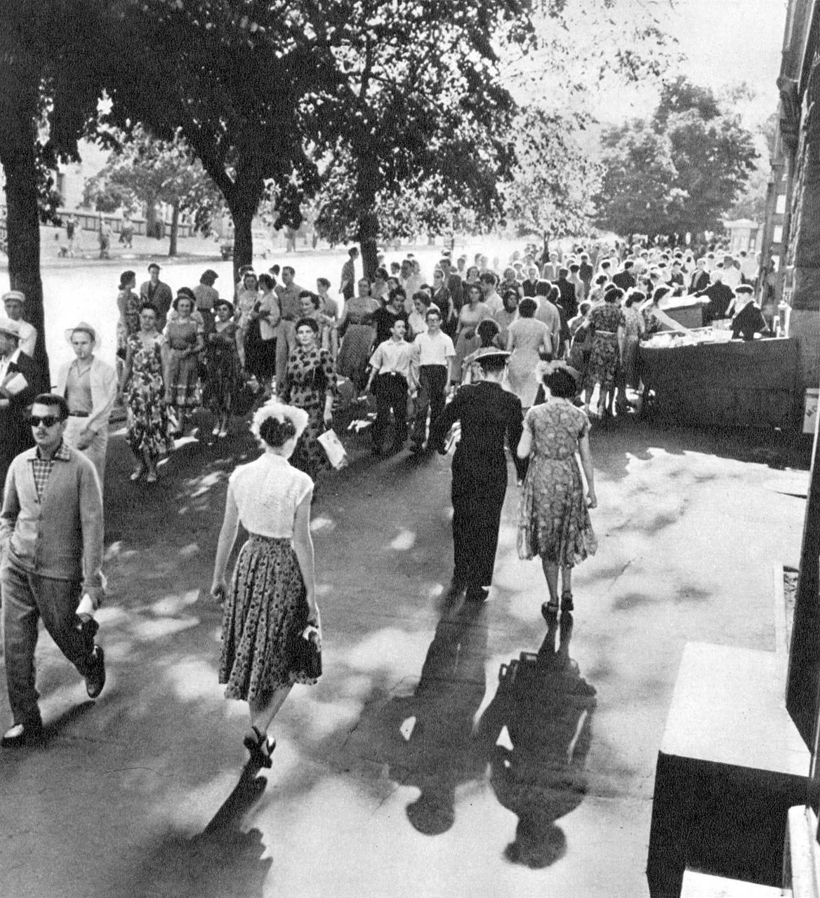 В сети показали, как в 1950-60-х годах выглядела одна из известных улиц центра Киева. Ретро-фото