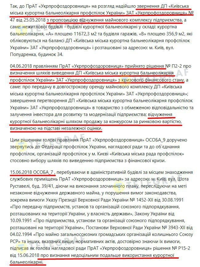 Решение Укрпрофздравницы