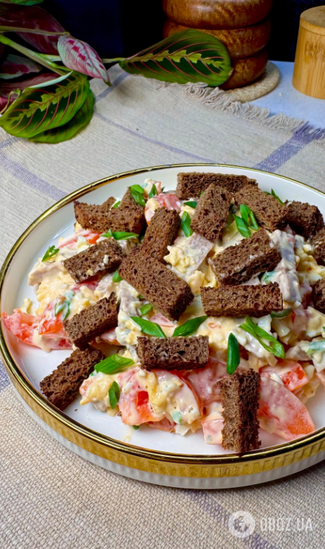 Майонезный салат с языком для обеда и для праздничного стола: как приготовить сытное блюдо