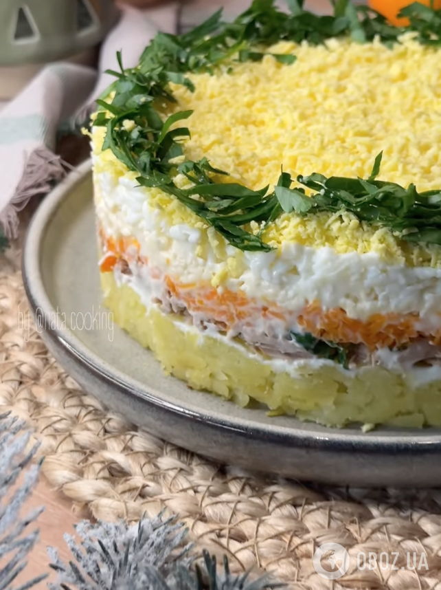 Готовый салат "Мимоза"