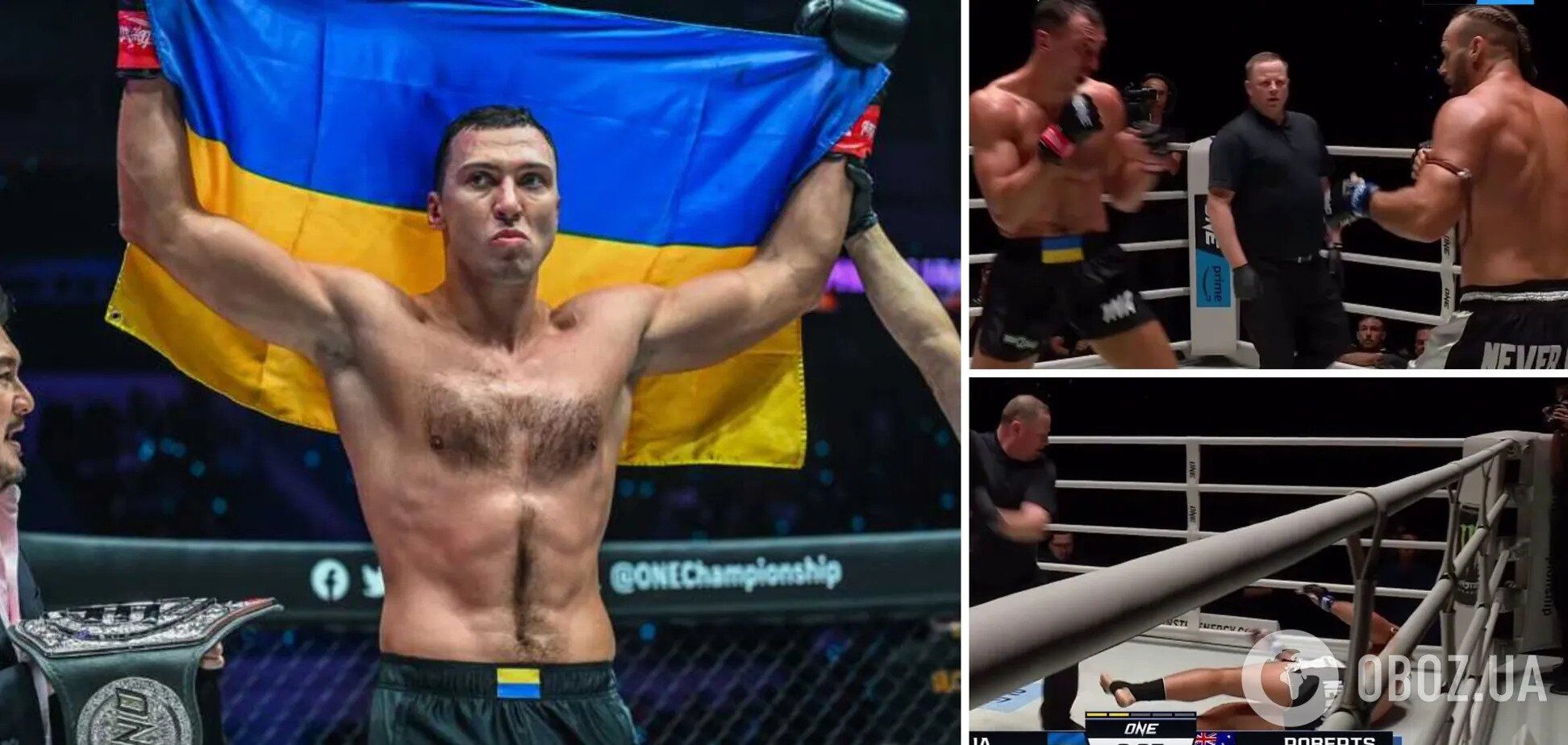 Украинский супертяж одним ударом в 1-м раунде выиграл нокаутом чемпионский бой. Видео