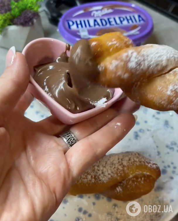 Готовые пончики
