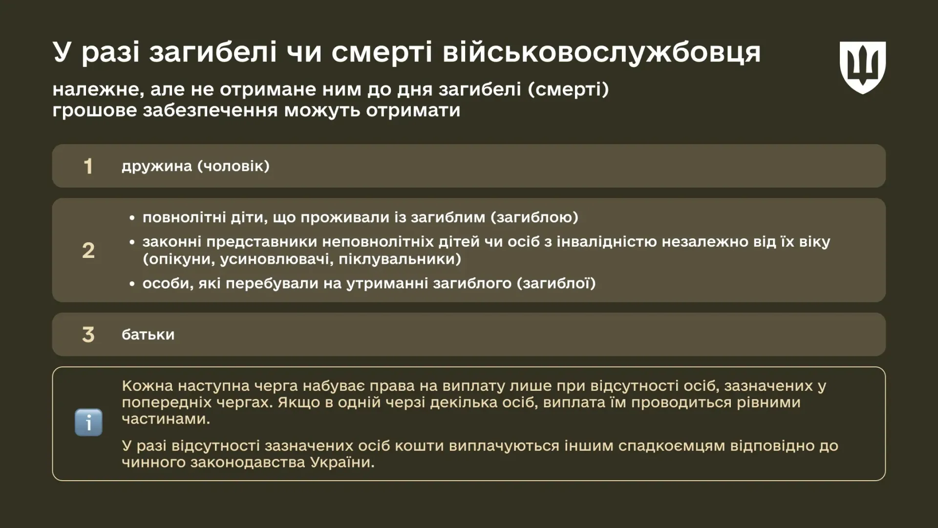 Як і кому здійснюються виплати