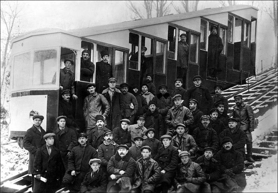 Киевский фуникулер: раньше линия была короче, а в 1920-х оборвался вагон. Архивные фото