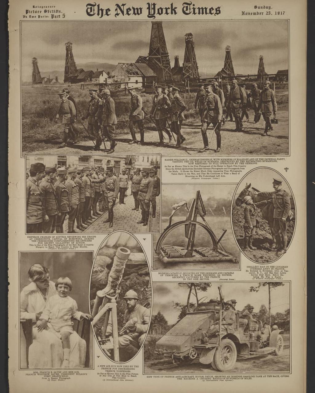 В New York Times в 1917 году показали Черновцы: исторические фото