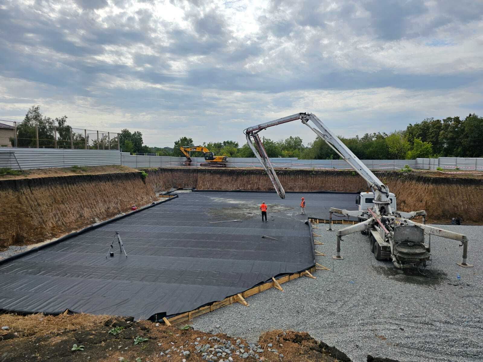 Строительство укрытия в Близнюках