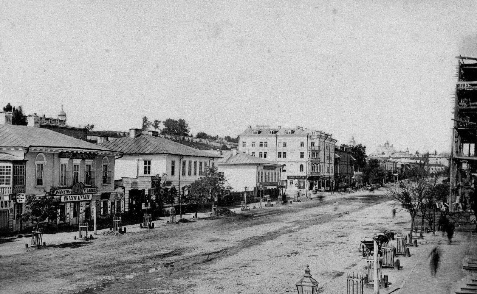 Узнать невозможно: как выглядел Крещатик в Киеве в 1872 году. Уникальное фото