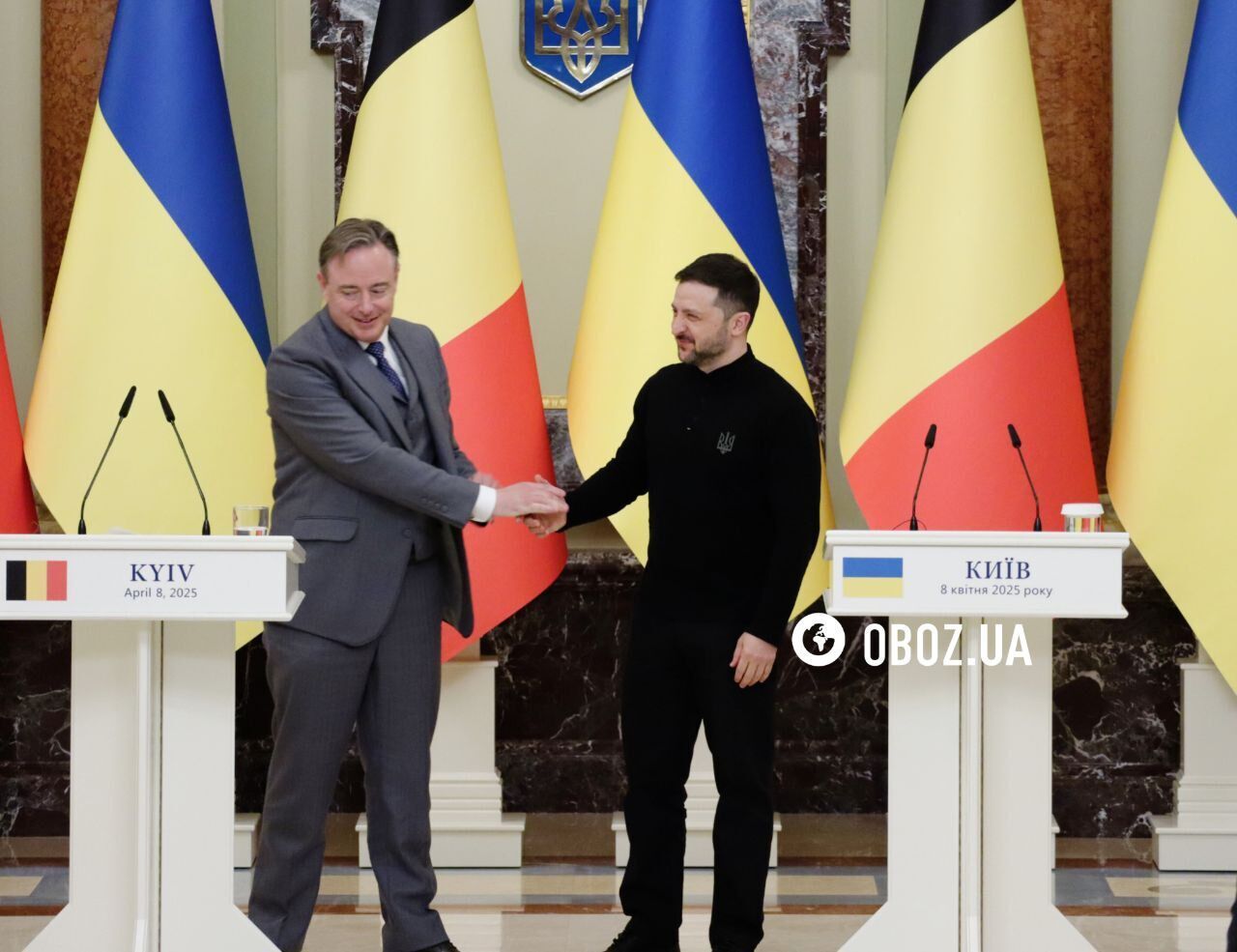 Украина и Бельгия заключили три соглашения в оборонной сфере: Зеленский рассказал подробности