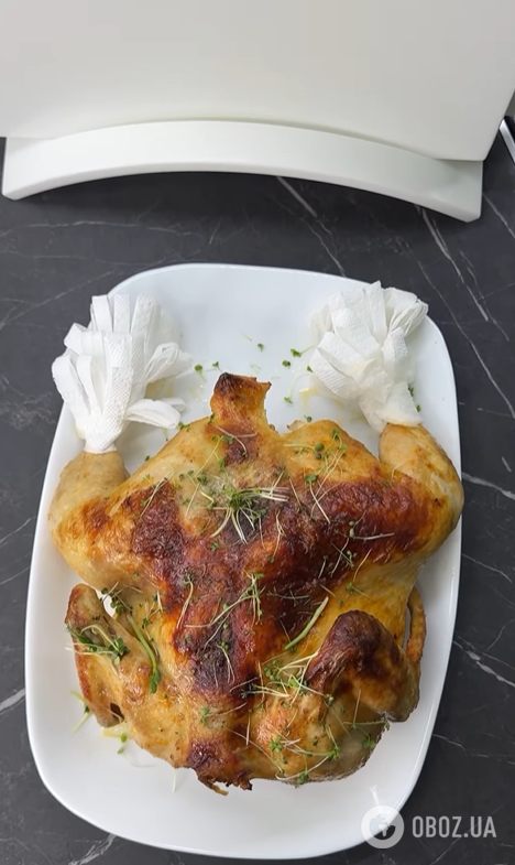 Запеченная курица