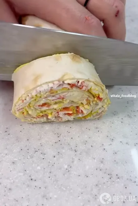 Закуска з лаваша