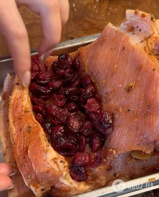 Мясо с сухофруктами