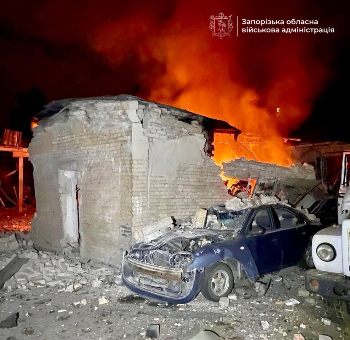 Росія завдала 11 ударів "Шахедами" по Запоріжжю: постраждав 31 мирний житель, серед них двоє дітей. Фото і відео
