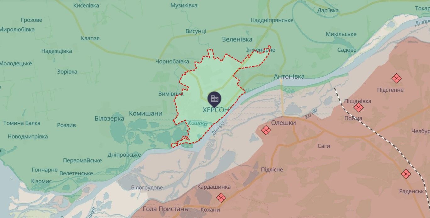Росія атакувала Херсон з артилерії: є руйнування та постраждалі. Відео