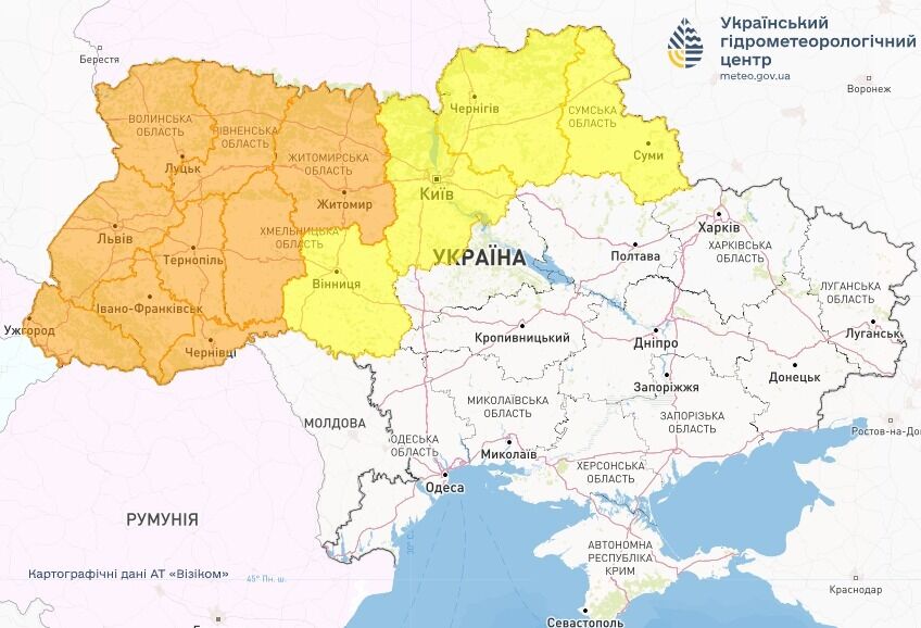 Погода 12 травня в Україні - Укргідрометцентр