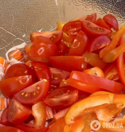 Овощи для салата