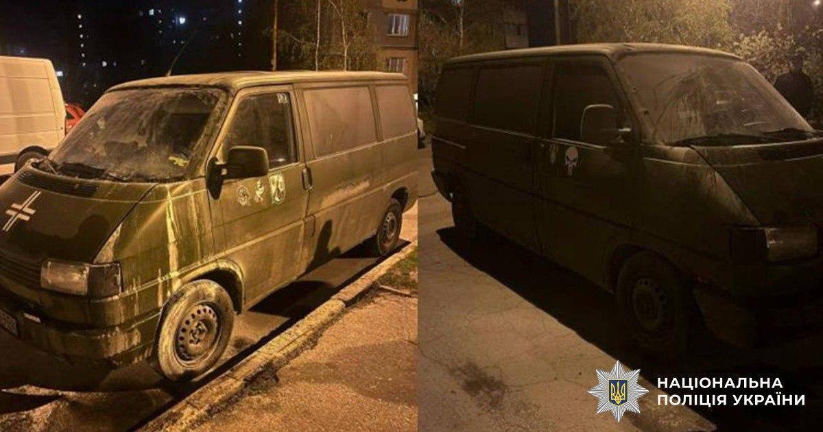 СБУ та Нацполіція затримали підлітка з Вінниччини, який у Києві підпалив авто ЗСУ. Подробиці та фото