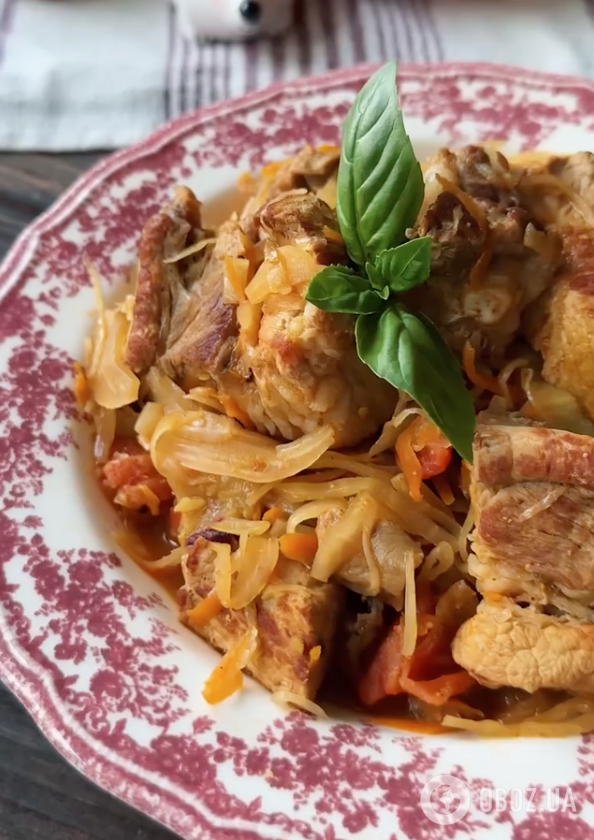 Вкусная тушеная капуста