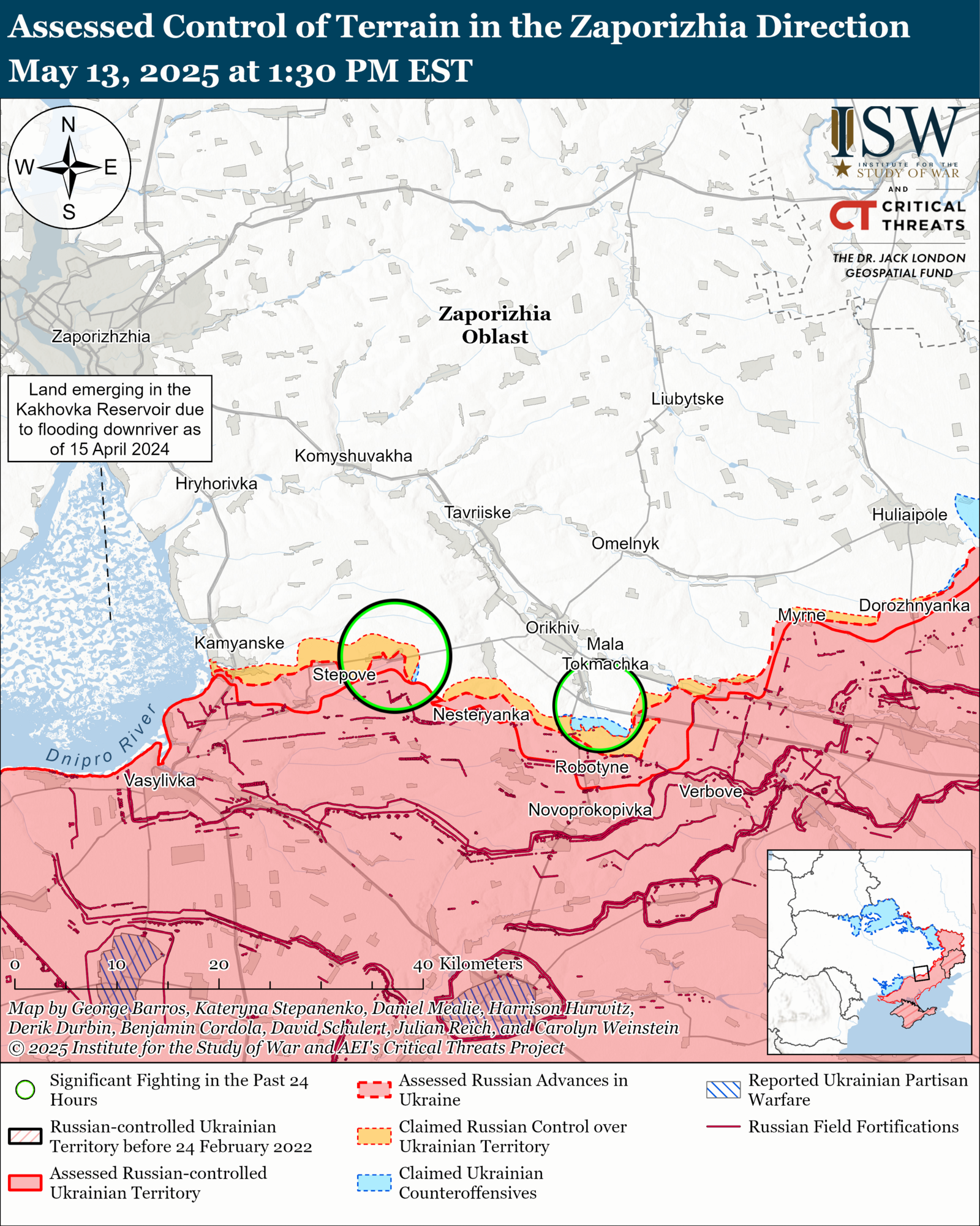 Українські війська просунулися в районі Торецька, окупанти – у напрямку Лиману: аналіз ISW