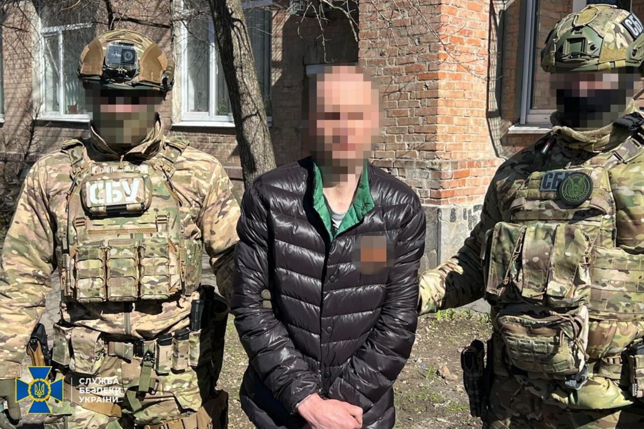 СБУ затримала російського агента, який коригував удари по військових шпиталях на Полтавщині. Фото