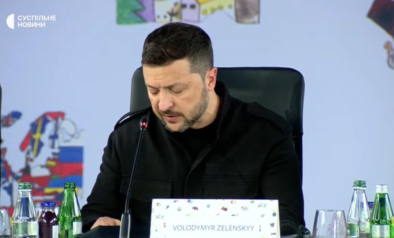 Владимир Зеленский на саммите Европейского политического сообщества