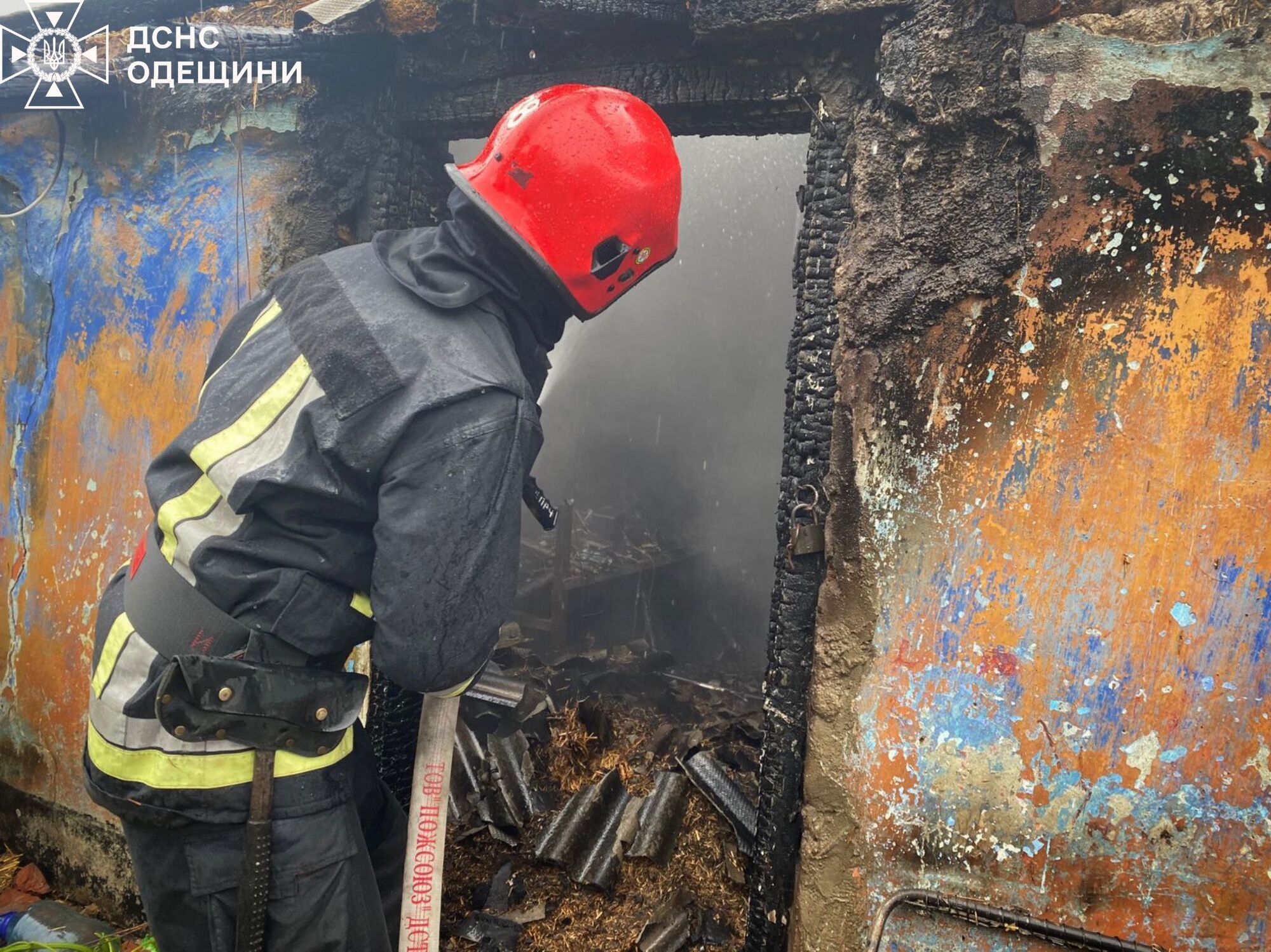В Одесской области в пожаре погибли двое детей. Фото
