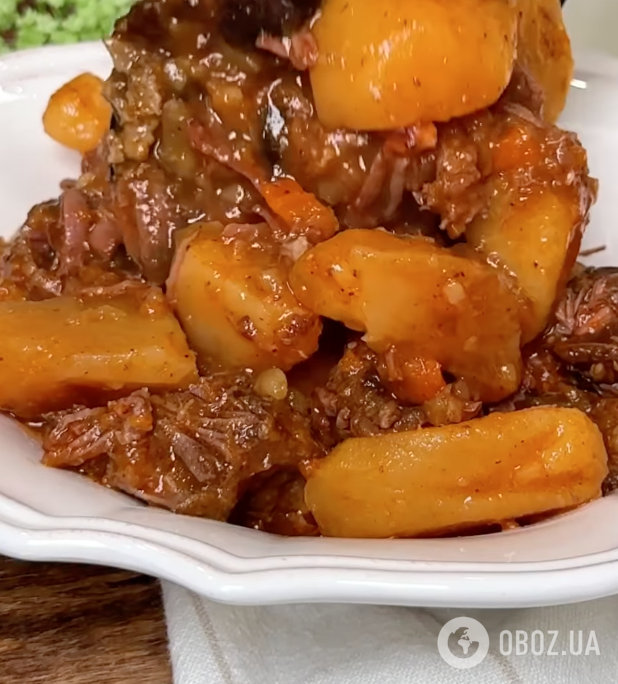 Картофель с мясом