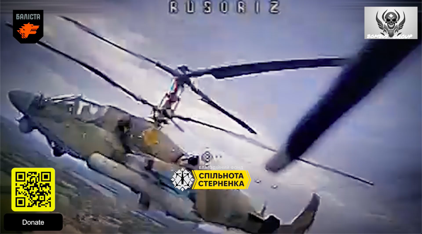 Вдале полювання: бійці ЗСУ вправно знищили російський гелікоптер Ка-52 "Алігатор". Відео